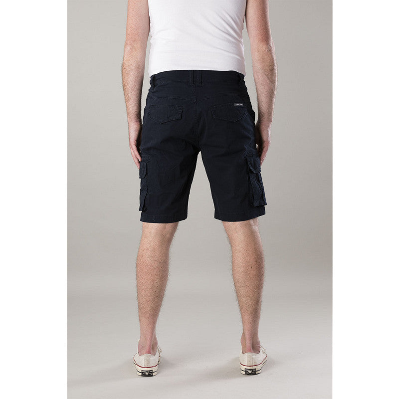 NEW STAR PANTS BERMUDA STRETCH POPLIN NAVY