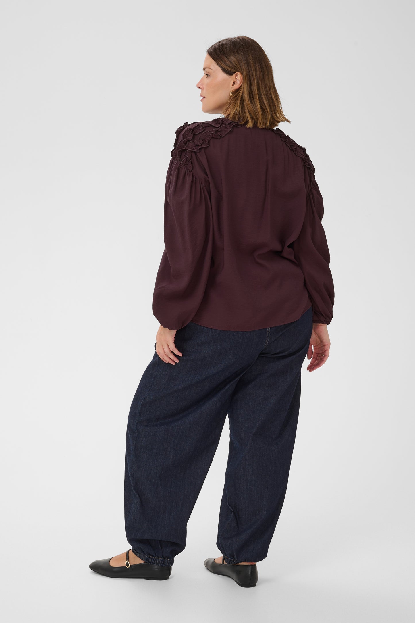 Kaffe Curve KCnicola Blouse Fudge