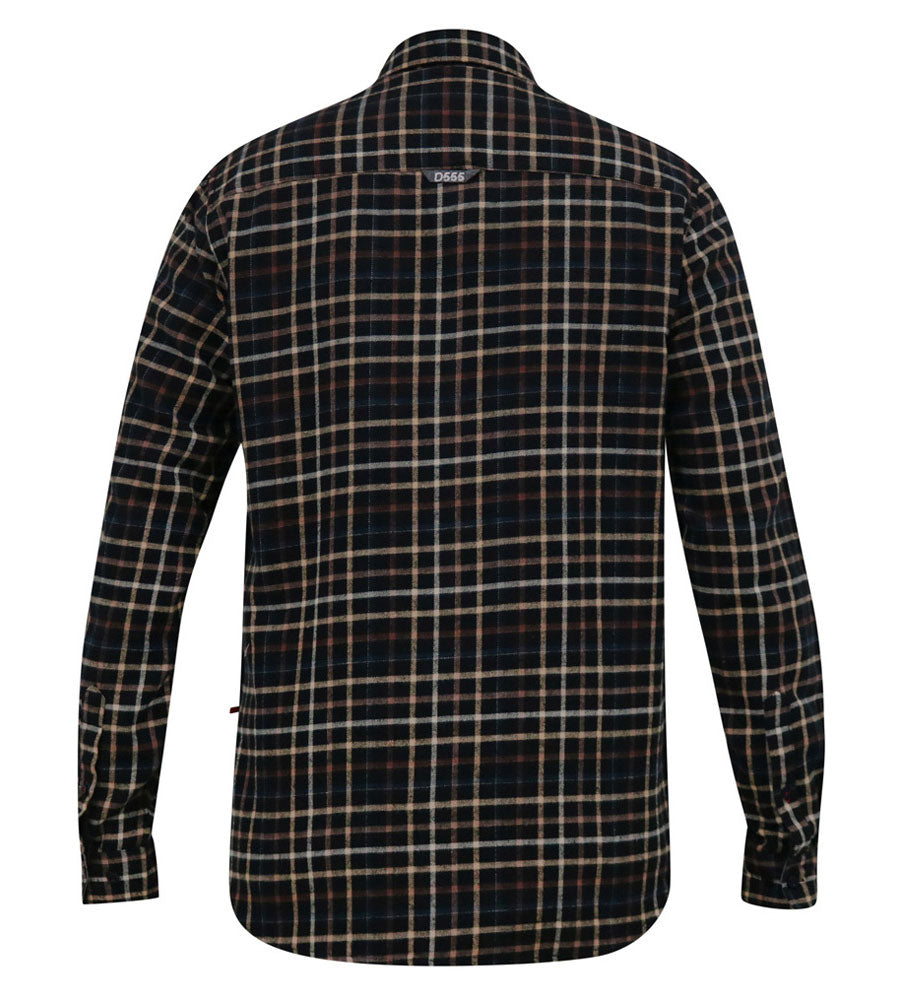 Duke 555 Destin Overhemd Zwart/bruin