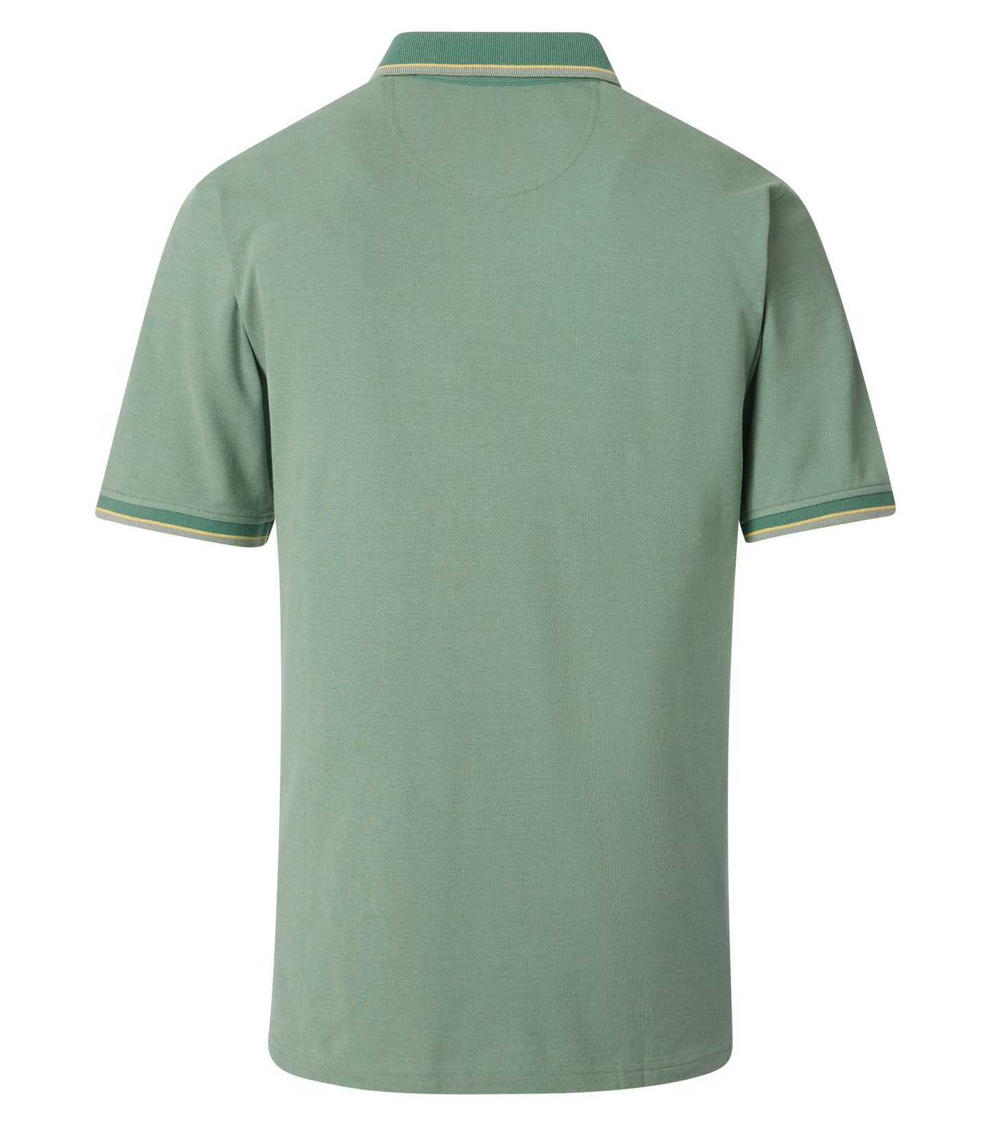 Casa Moda polo lichtgroen gele bies