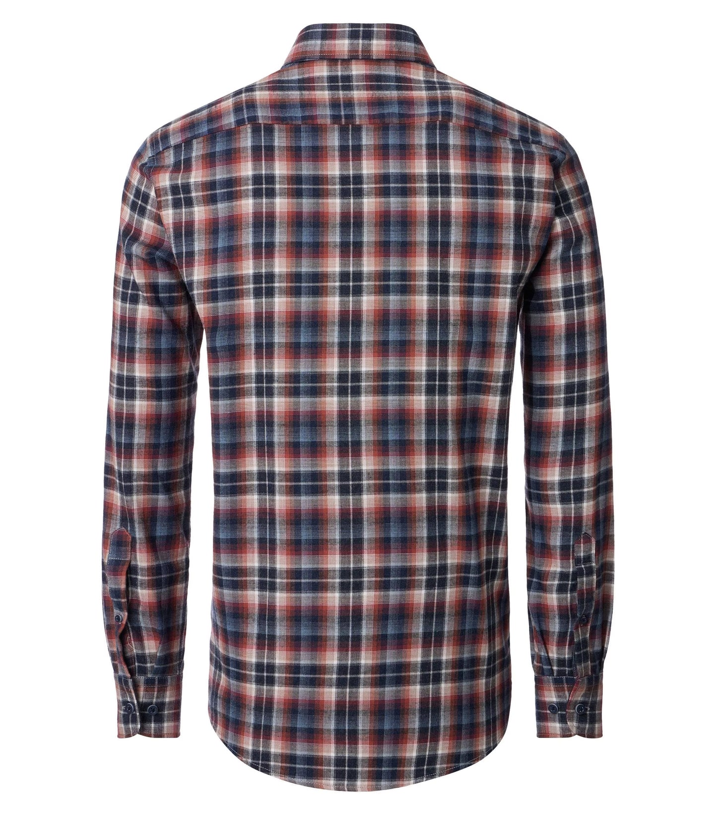 Casa Moda overhemd streep rood blauw