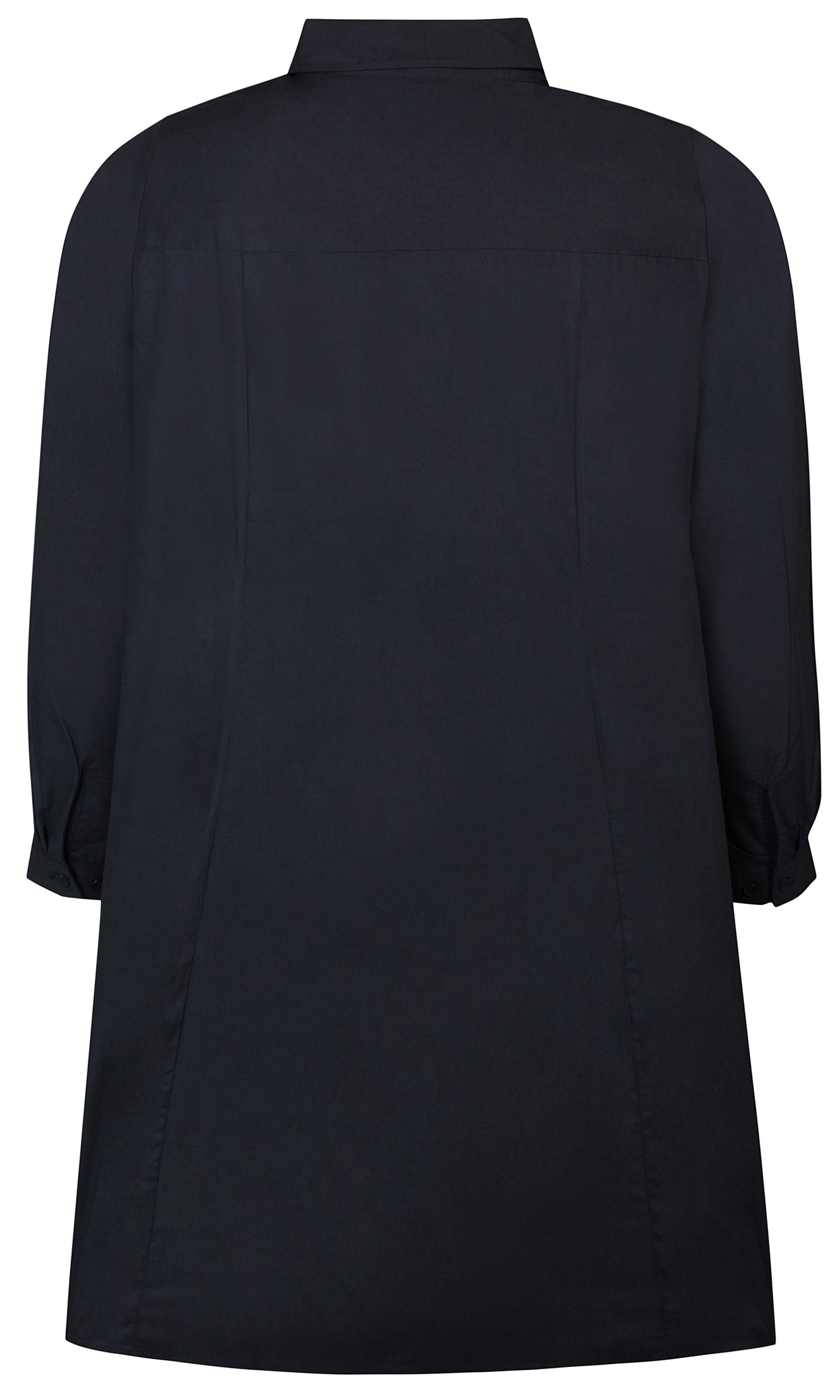 ZHENZI MIRANDA LONG BLOUSE ZWART