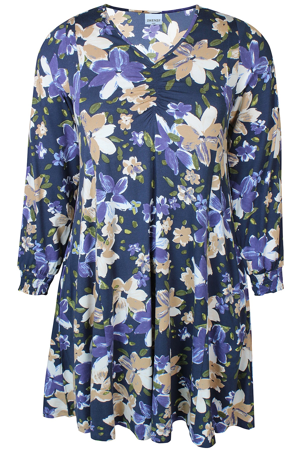 Zhenzi Elsy dress blue dusk