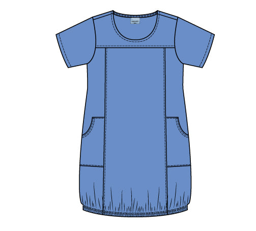 Zhenzi amin jurk 105 cornflower blue