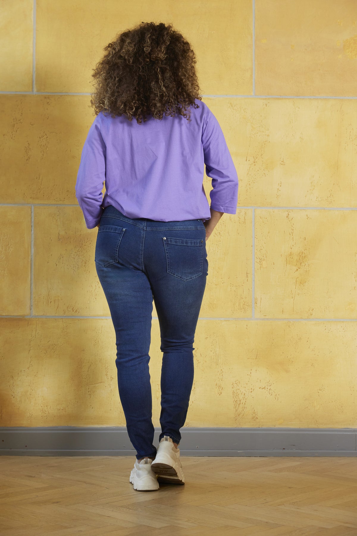 Zhenzi jeans Stomp fit mid blue