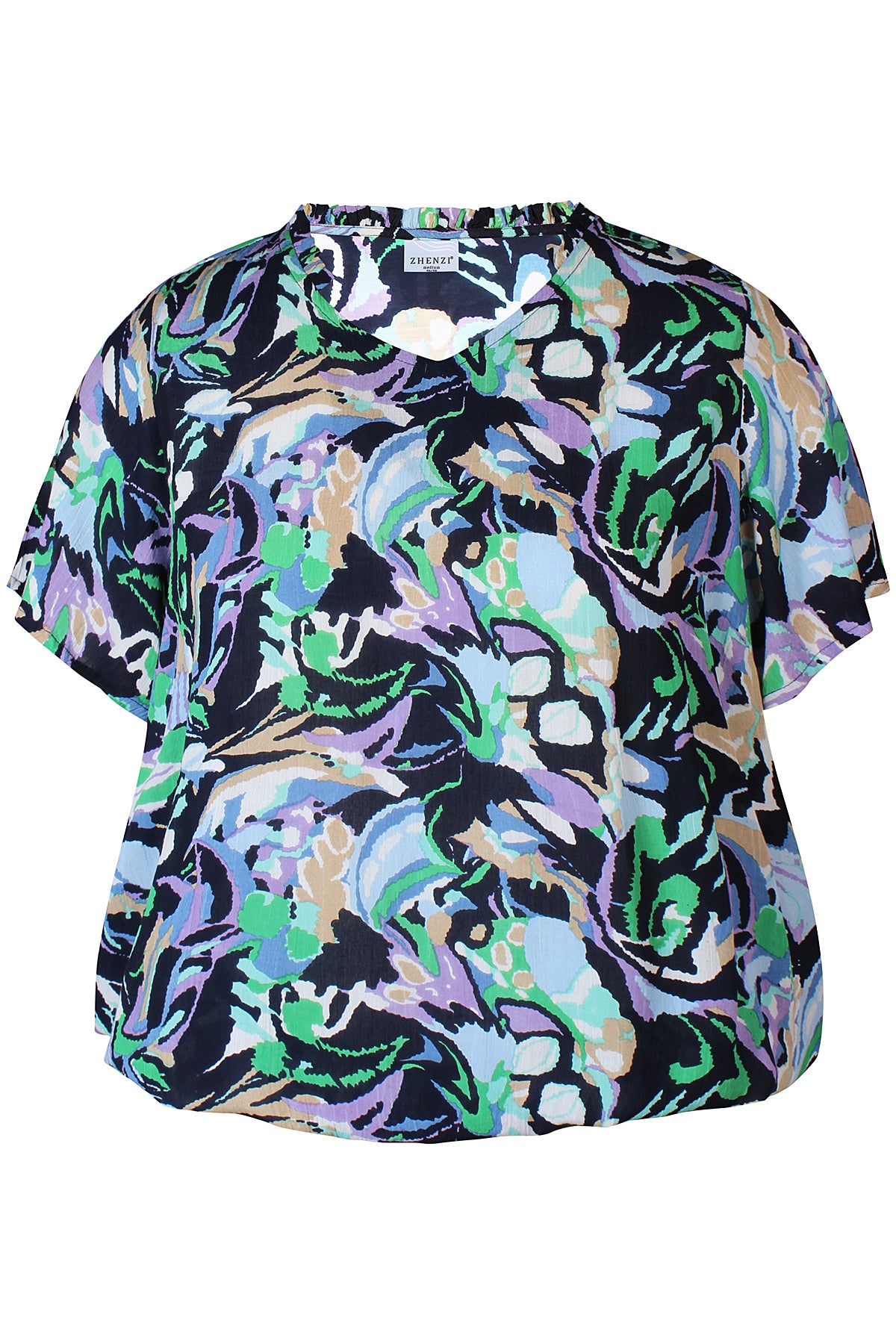 Zhenzi top Gody blue bell