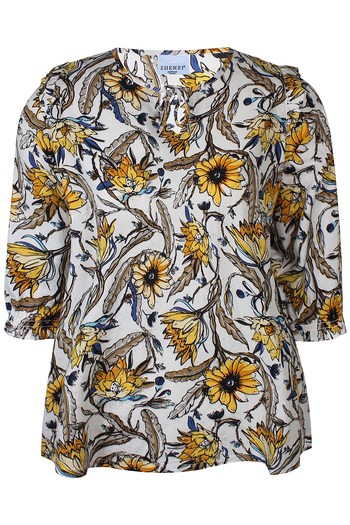 Zhenzi shirt Hayu 766 Daffodil yellow