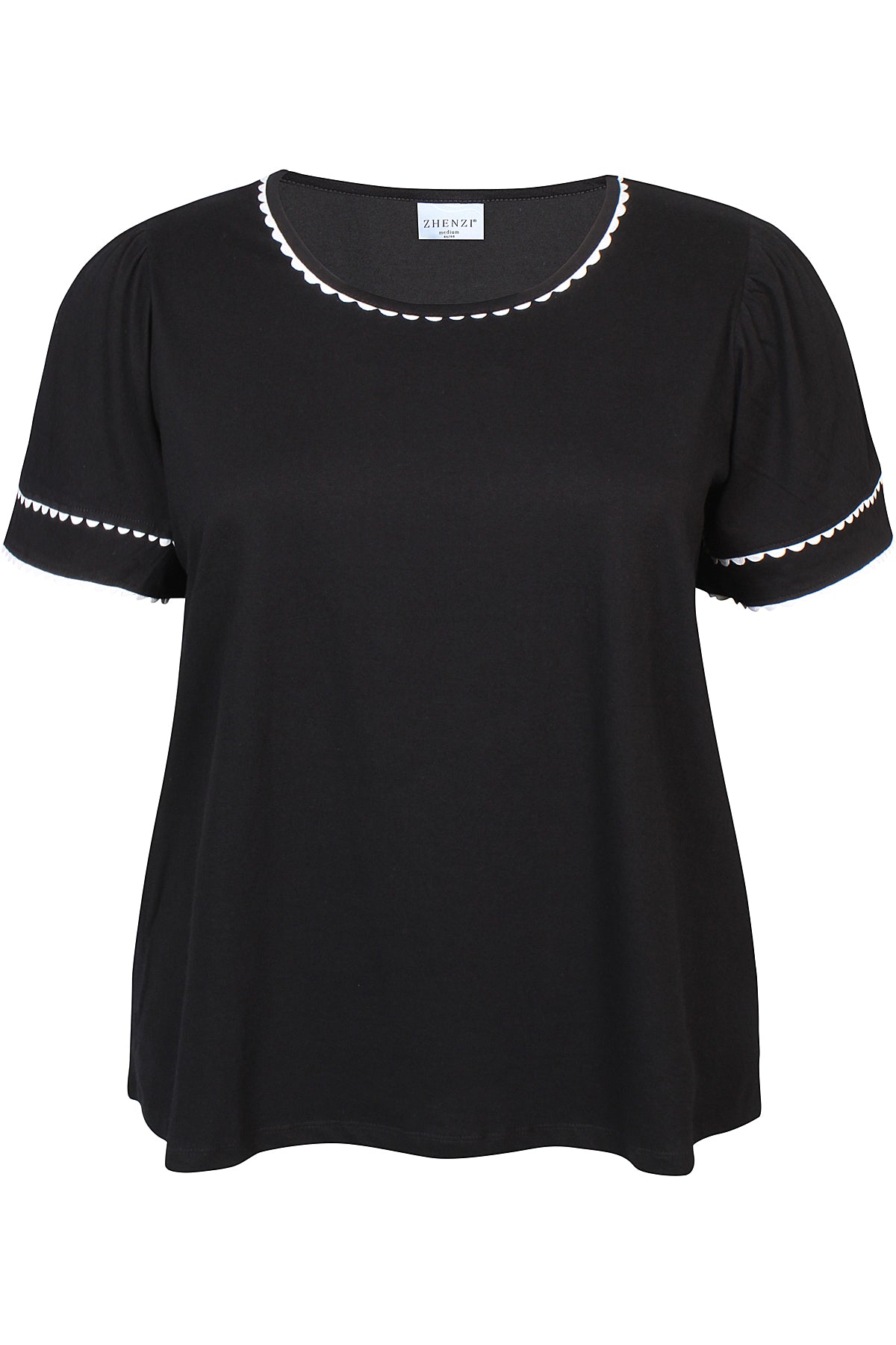 Zhenzi Leia 804 T-shirt zwart