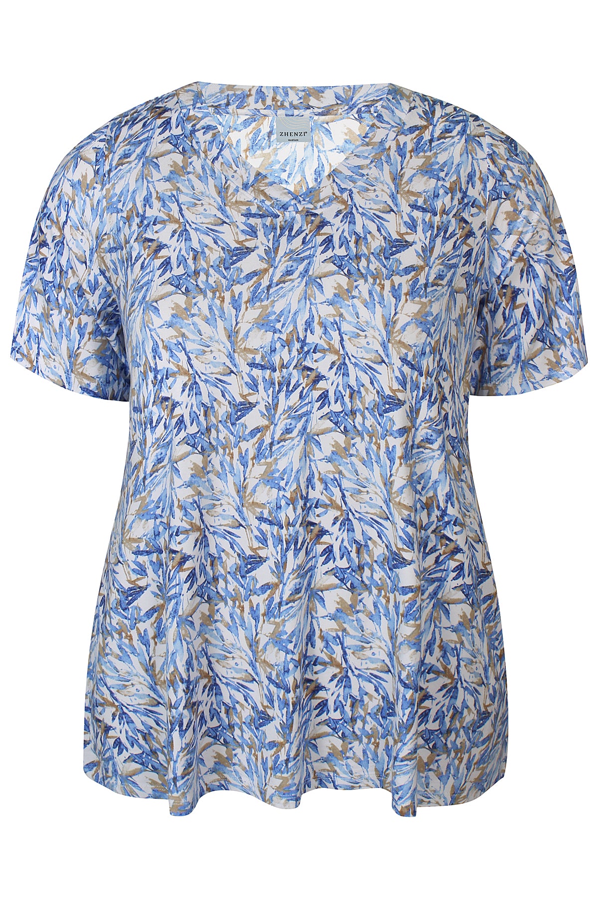 Zhenzi top Sylva Cornflower Blue