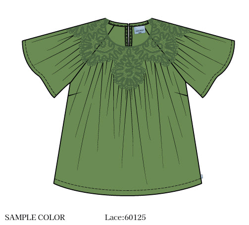 Zhenzi top Luna Palm Leaf