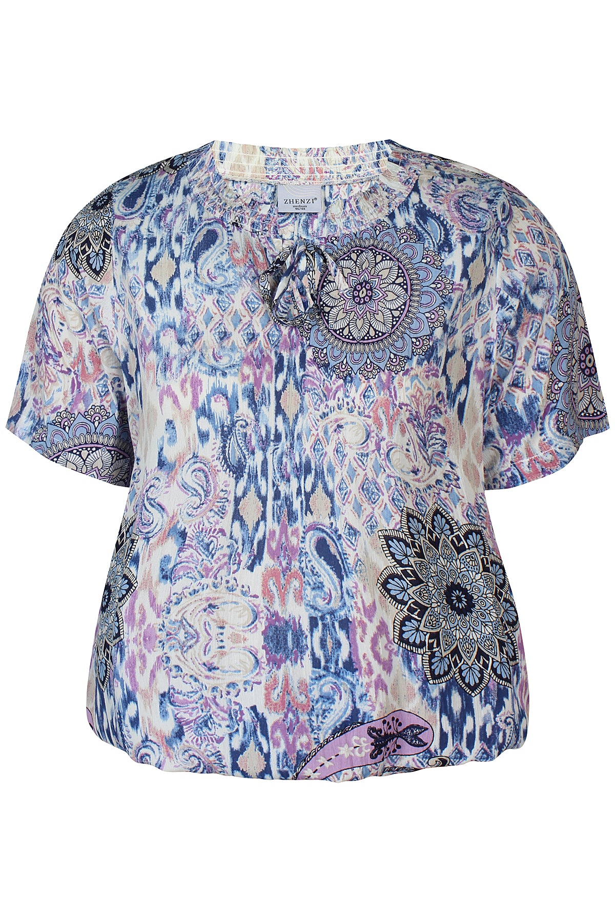 Zhenzi Lyne blouse cornflower blue