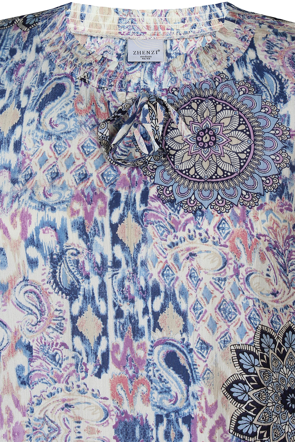 Zhenzi Lyne blouse cornflower blue