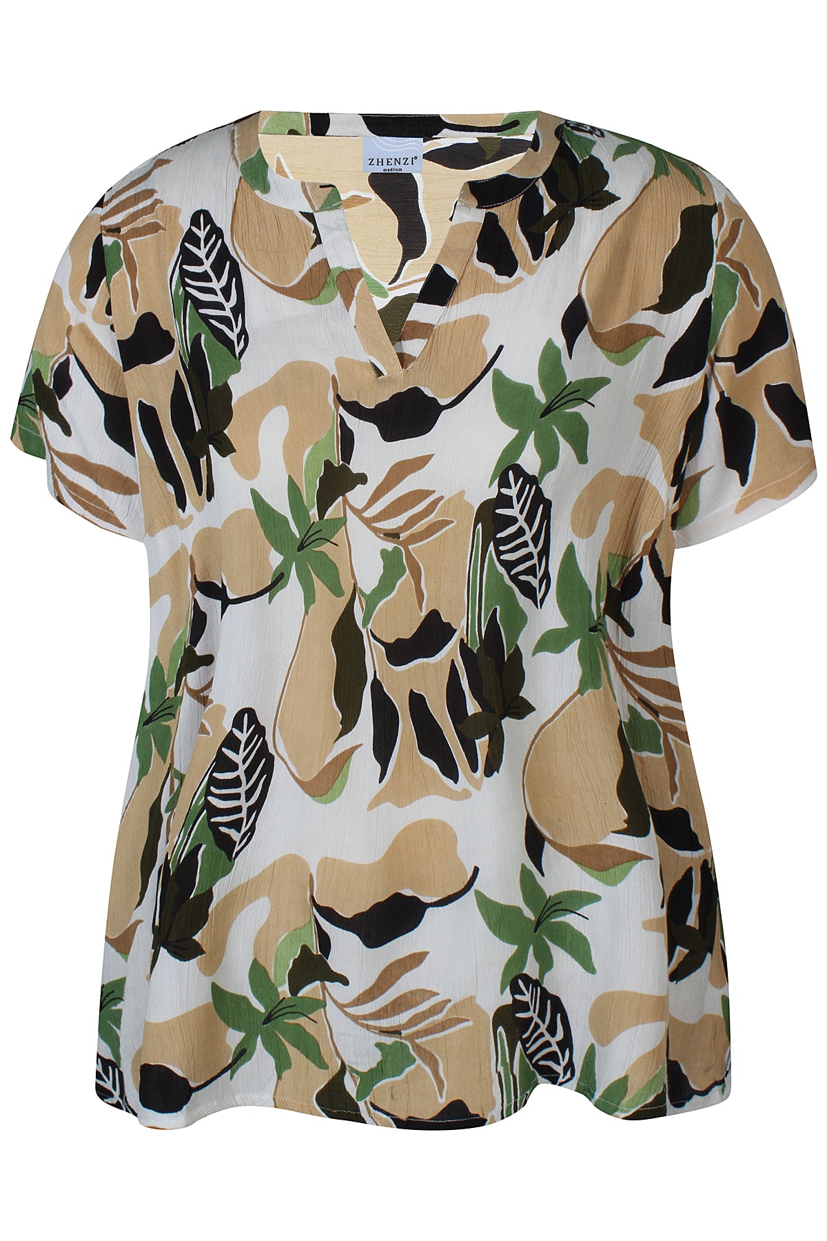Zhenzi top Lyda Palm Leaf