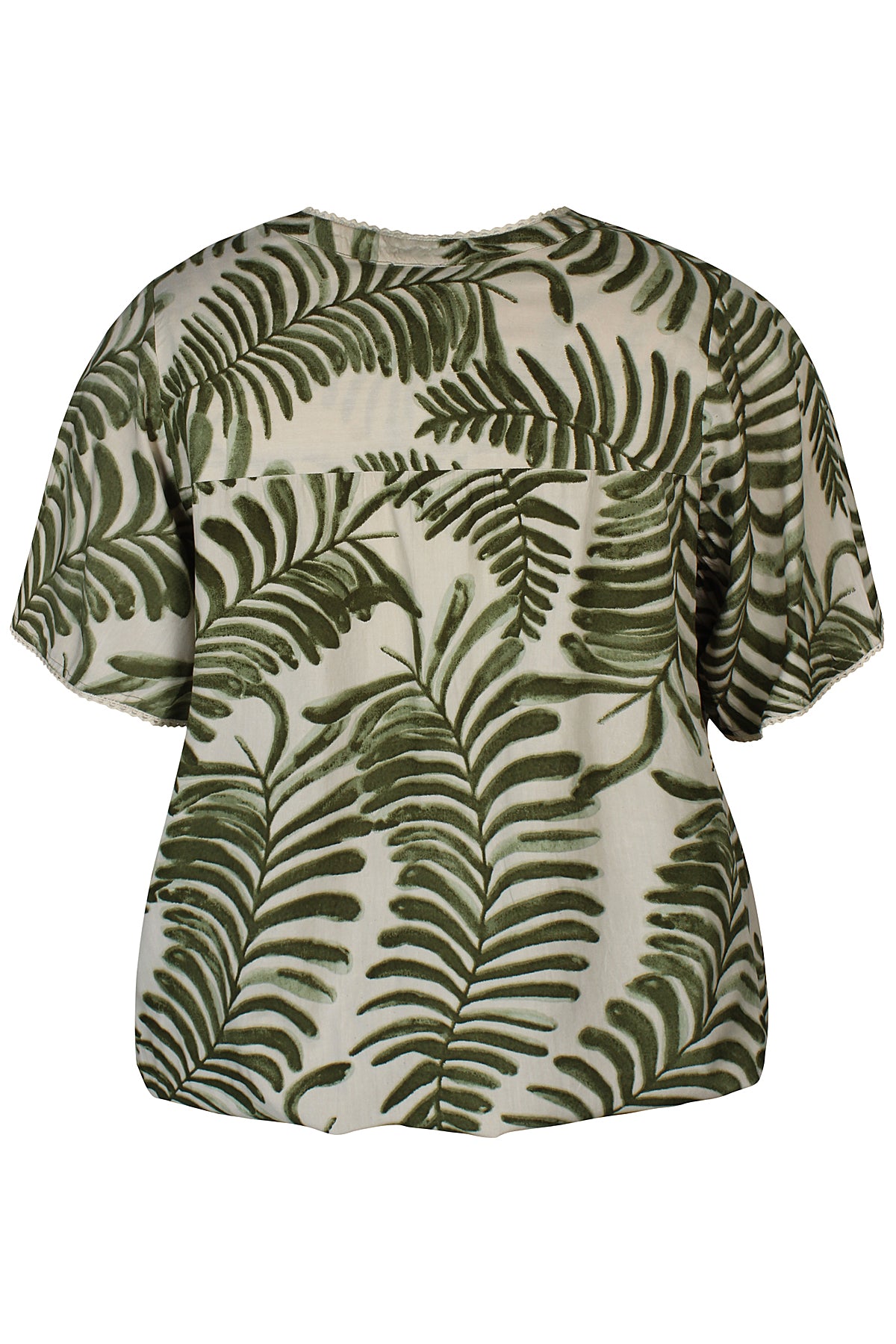 Zhenzi top Macy Palm Leaf
