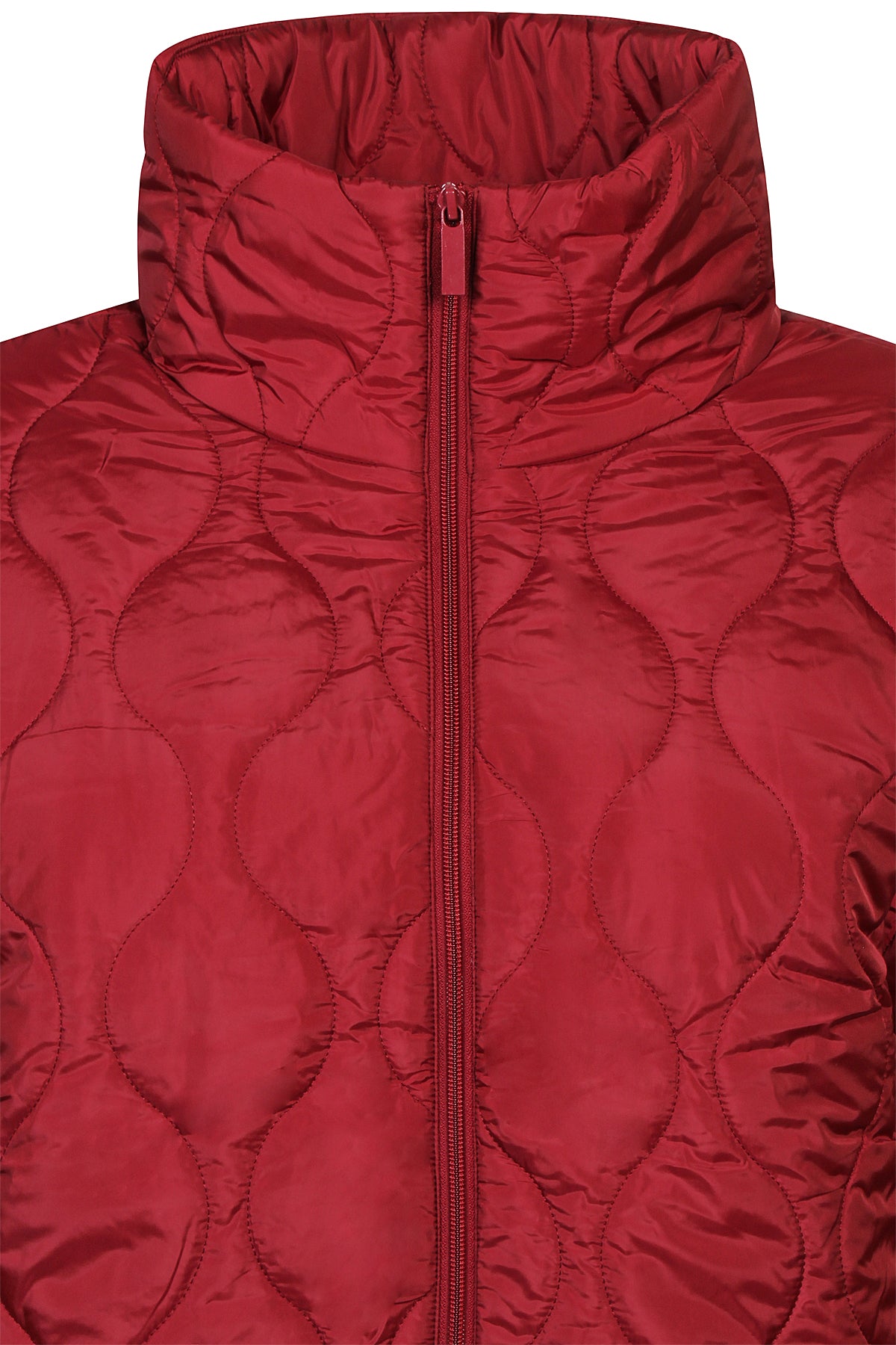 Zhenzi Tinley 872-Jacket Burgundy red