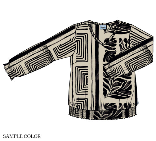 Zhenzi Orah blouse chokolade