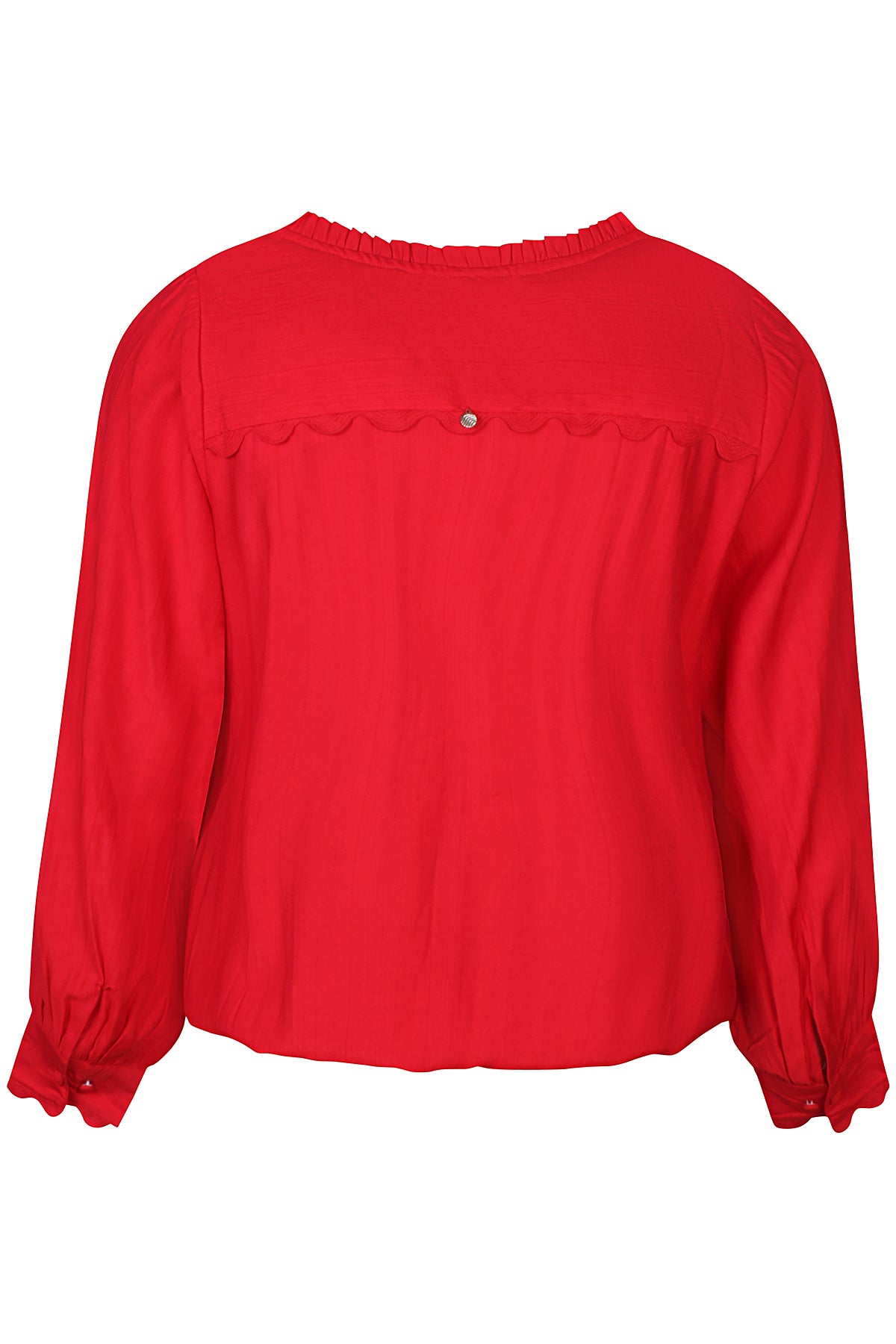 Zhenzi Orra 934-Blouse L/S Tango Red