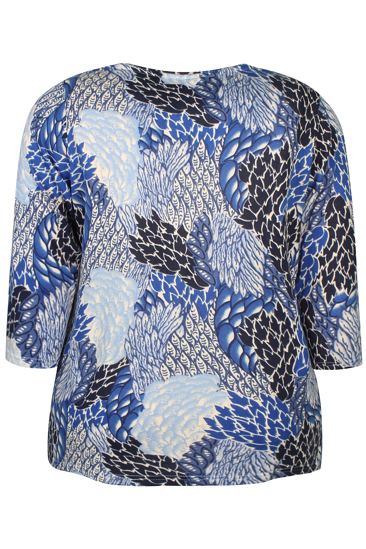 Zhenzi Zh-Ainsley 992-Blouse 3/4 True Blue