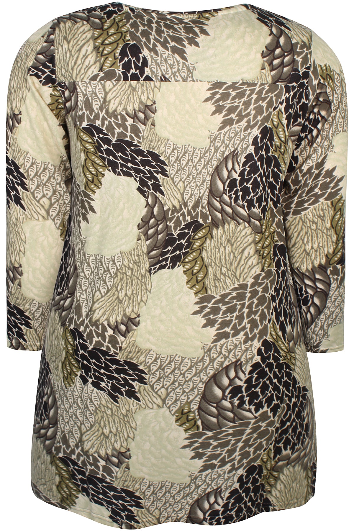Zhenzi Zh-Ainsley 993-Tunic 3/4 Stone green