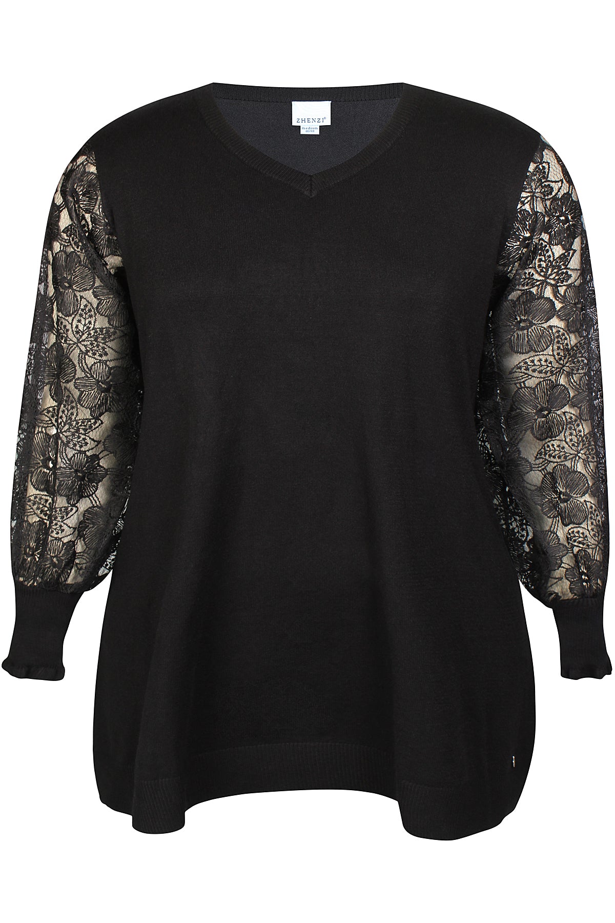 Zhenzi Zh-Kogle 995-Tunic L/S black