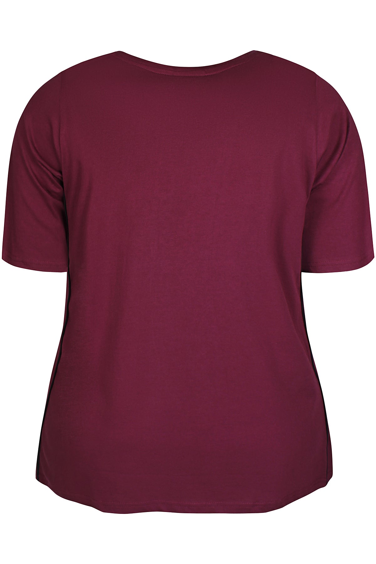 Zhenzi Zh-Saee 1005-T-shirt 2/4 Maroon