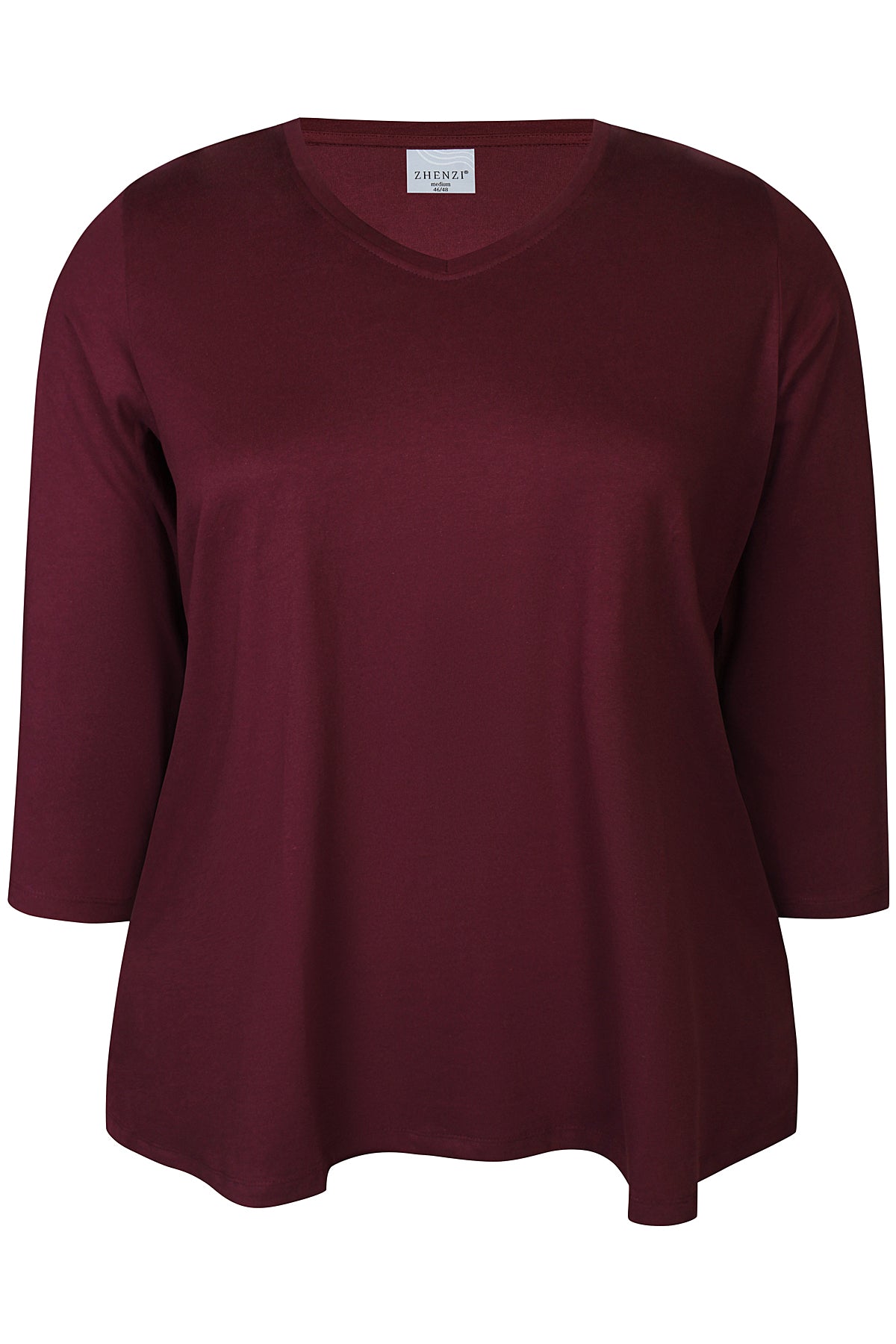 Zhenzi Zh-Alberta 229-T-shirt 3/4 Maroon
