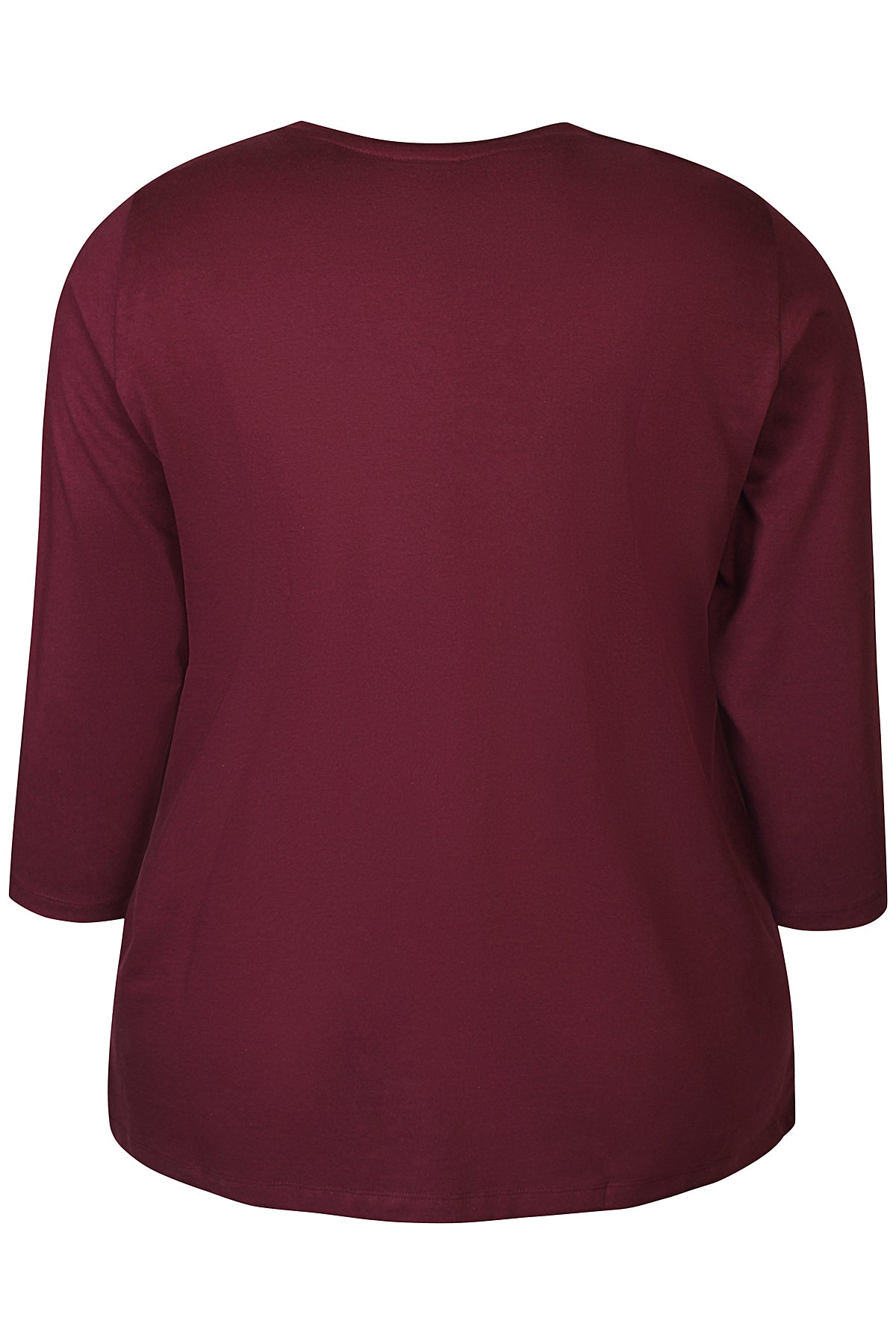 Zhenzi Zh-Alberta 229-T-shirt 3/4 Maroon