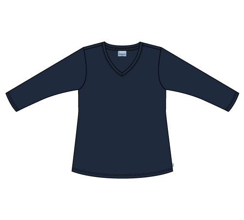 Zhenzi Zh-Alberta 229-T-shirt 3/4 Navy