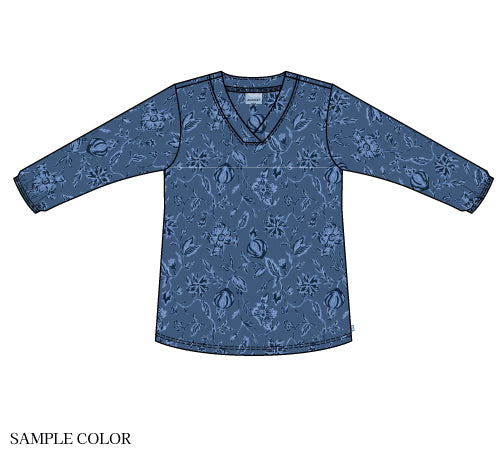 Zhenzi Zh-Sylva 1016-Blouse 3/4 True blue