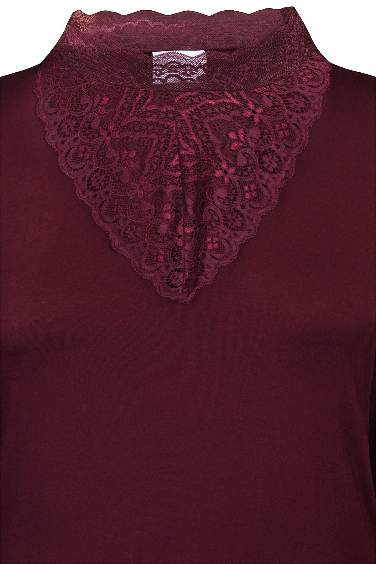 Zhenzi Zh-Bambou 1021-T-shirt L/S maroon