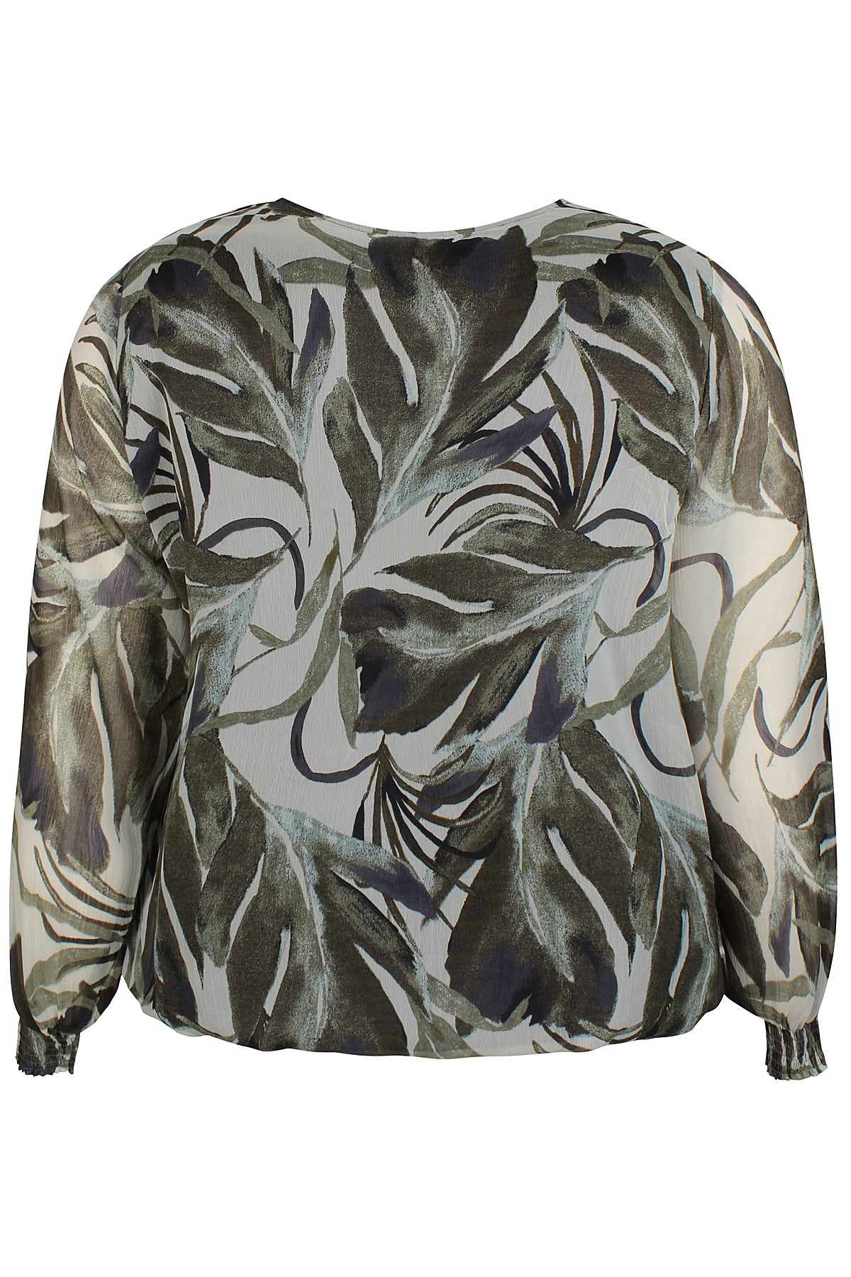 Zhenzi Zh-Seya 1042-Blouse L/S Stone green