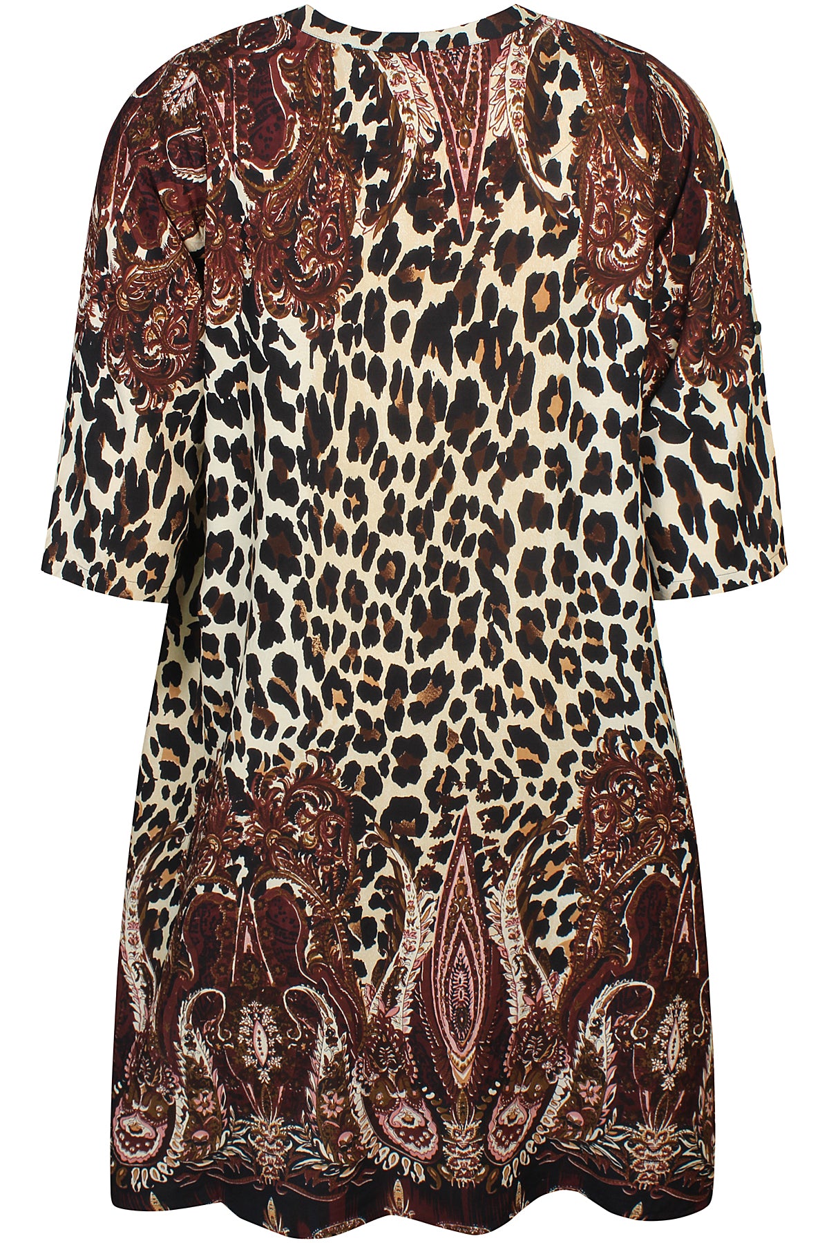 Zhenzi Zh-Siff 1050-Dress 3/4 Maroon