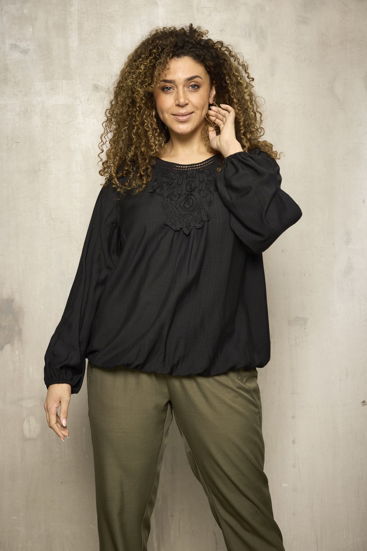 Zhenzi Zh-Simy 1056-Blouse L/S black