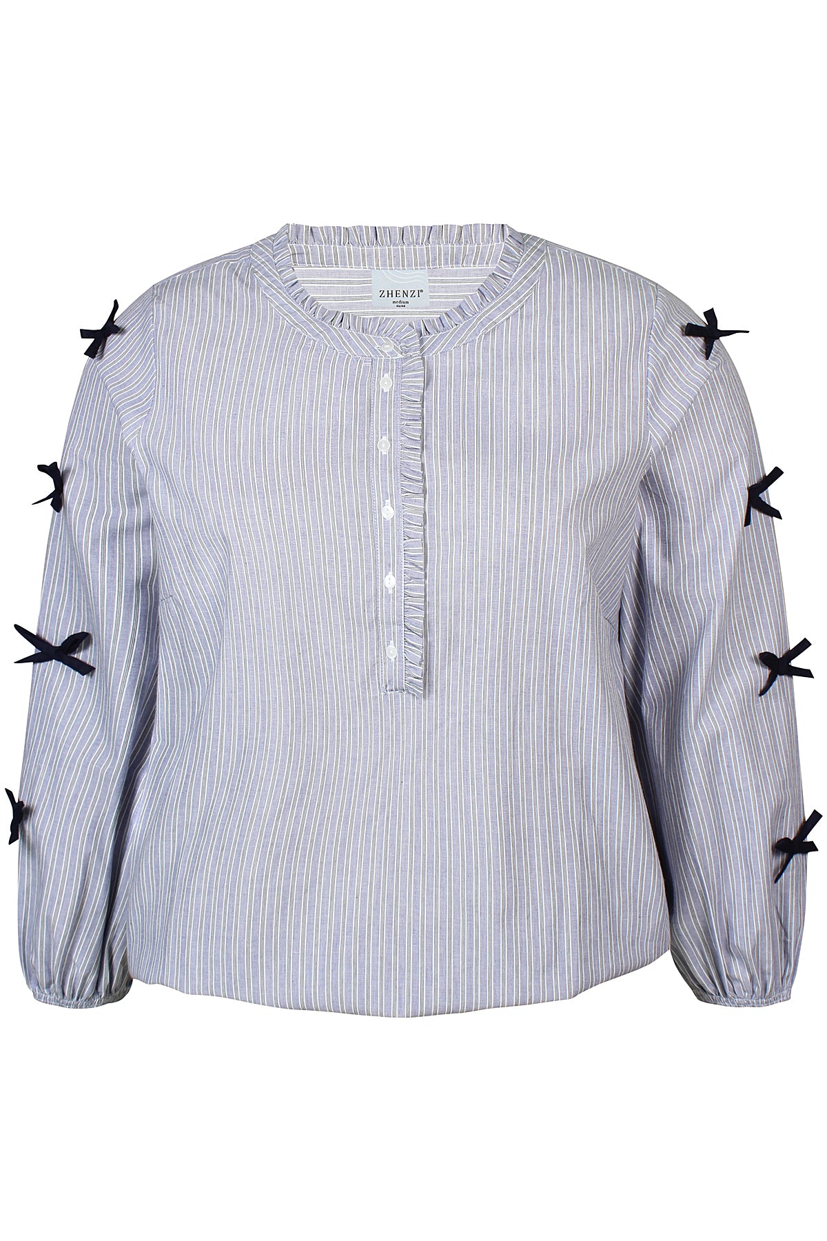 Zhenzi Zh-Sofi 1065-Blouse L/S Navy