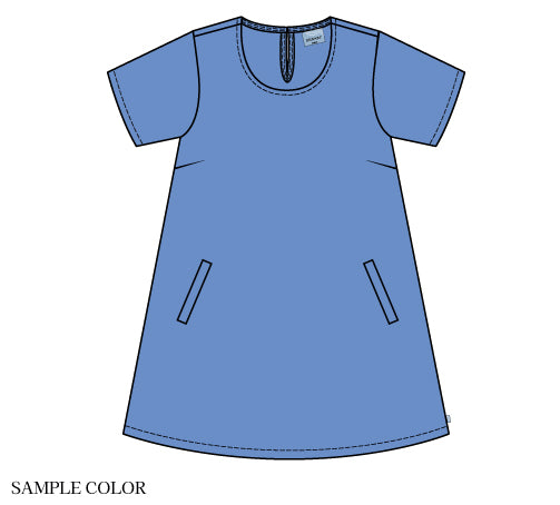 Zhenzi jurk Suvi Cornflower Blue