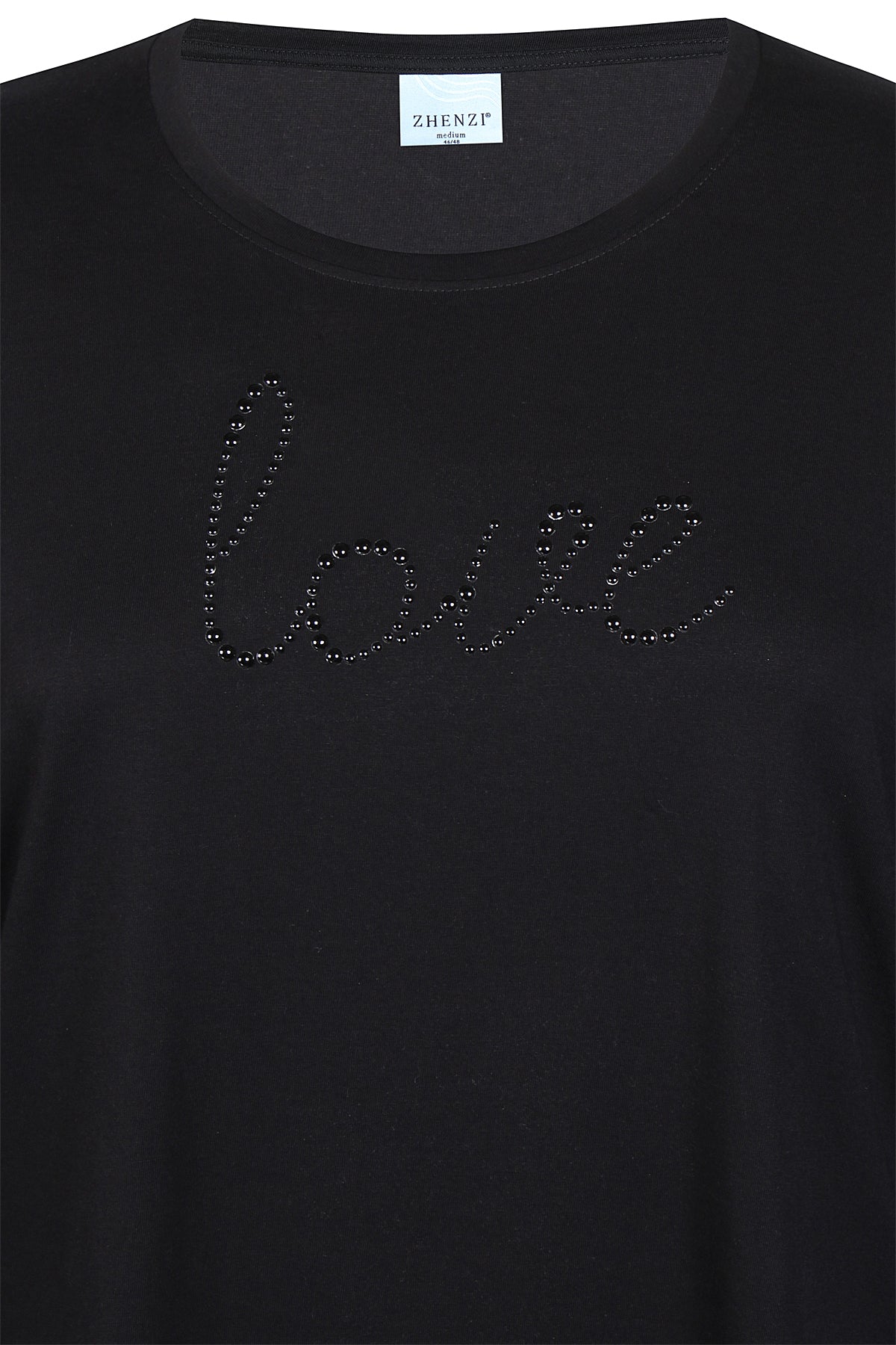 Zhenzi Zh-Tess 1098-T-shirt L/S zwart