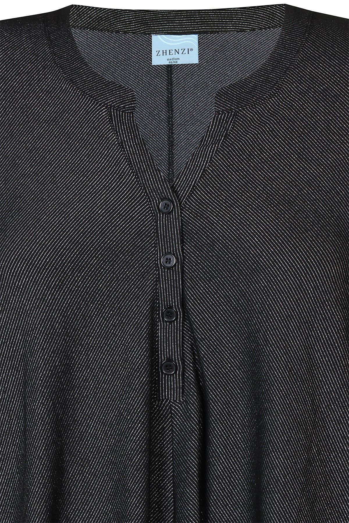 Zhenzi Zh-Thea 1106-T-Shirt 3/4 zwart