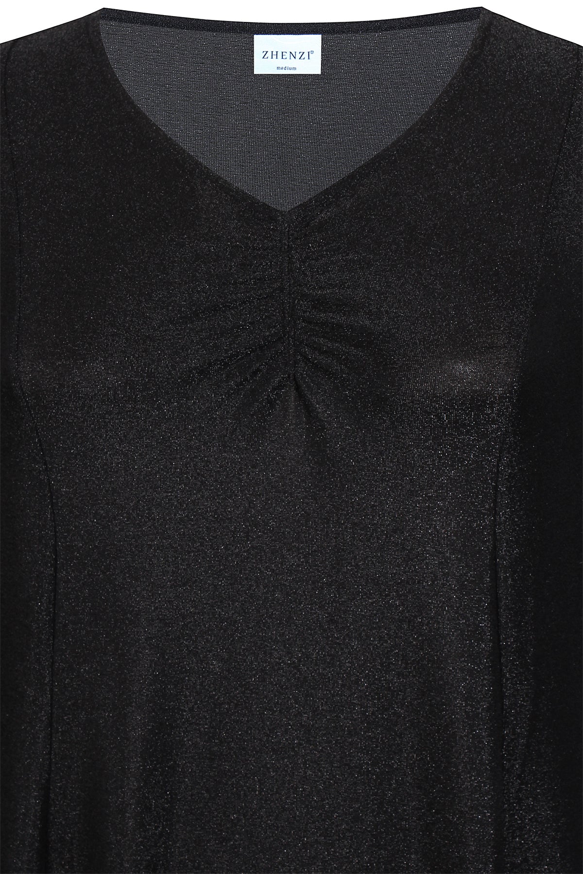Zhenzi Zh-Toby 1114-Dress L/S Zwart