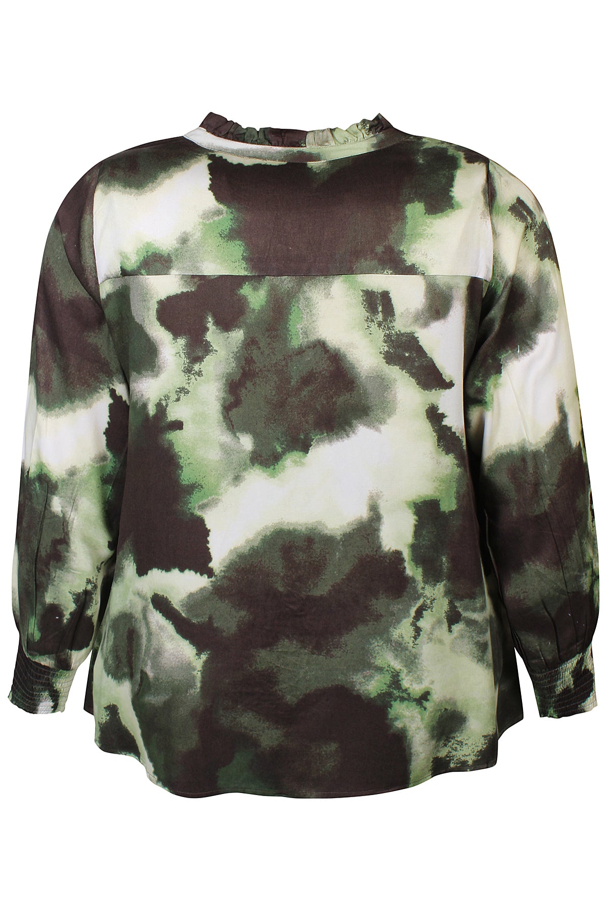 Zhenzi -Anika 1203-Blouse L/S Deep Forest