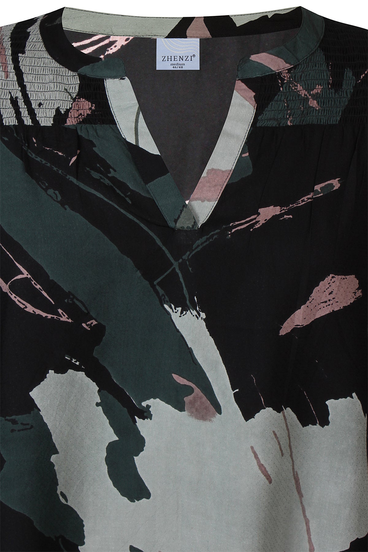 Zhenzi Anity 1205-Blouse L/S Deep Forest