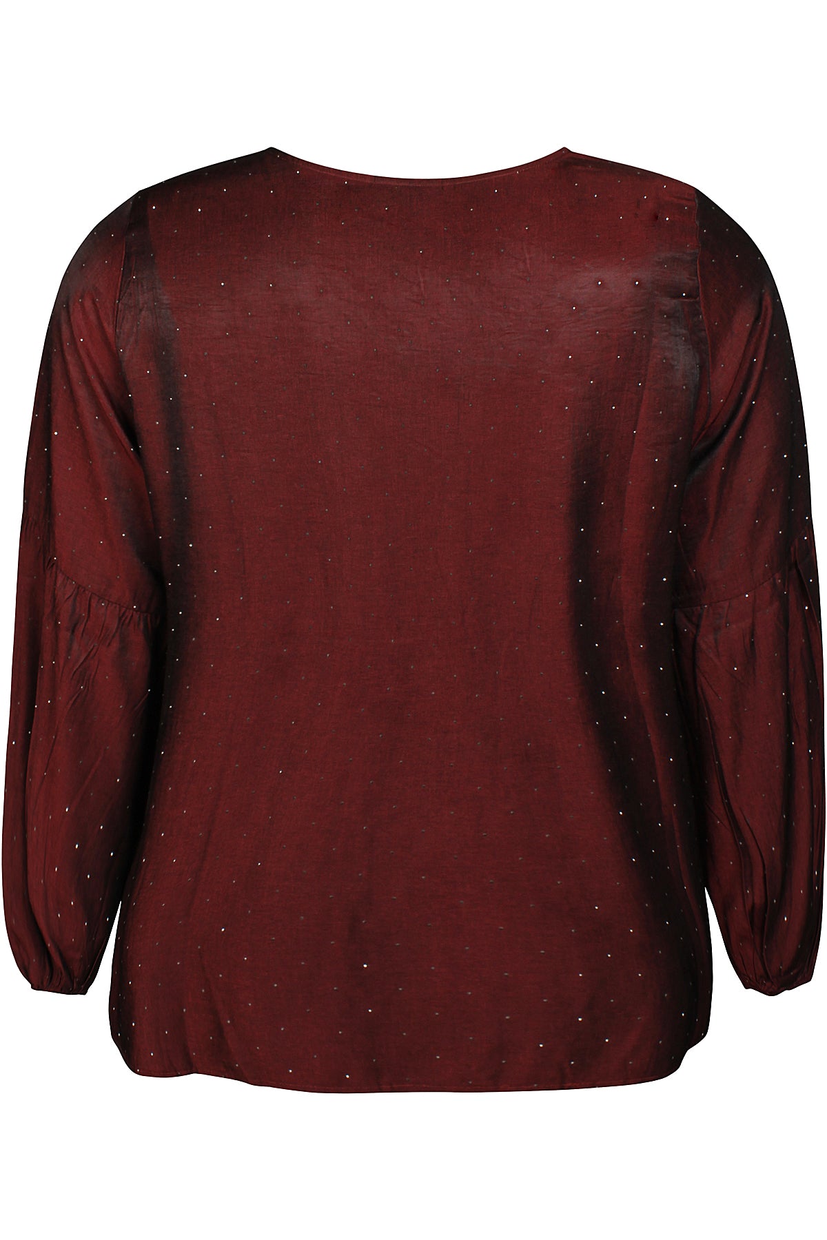 Zhenzi Zh-Tica 1235-Blouse L/S Burgundy red