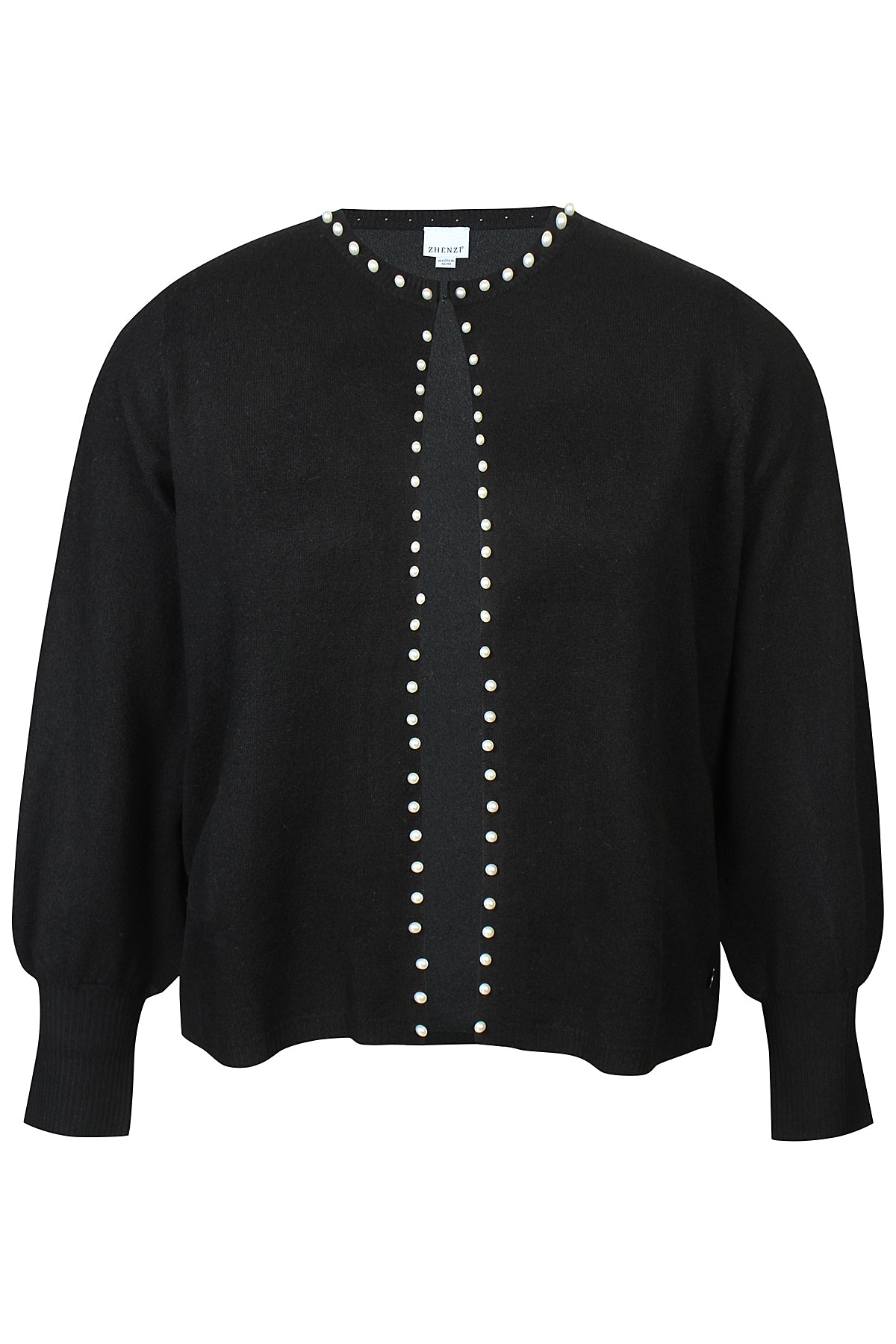 Zhenzi Zh-Elga 1240-Cardigan L/S zwart