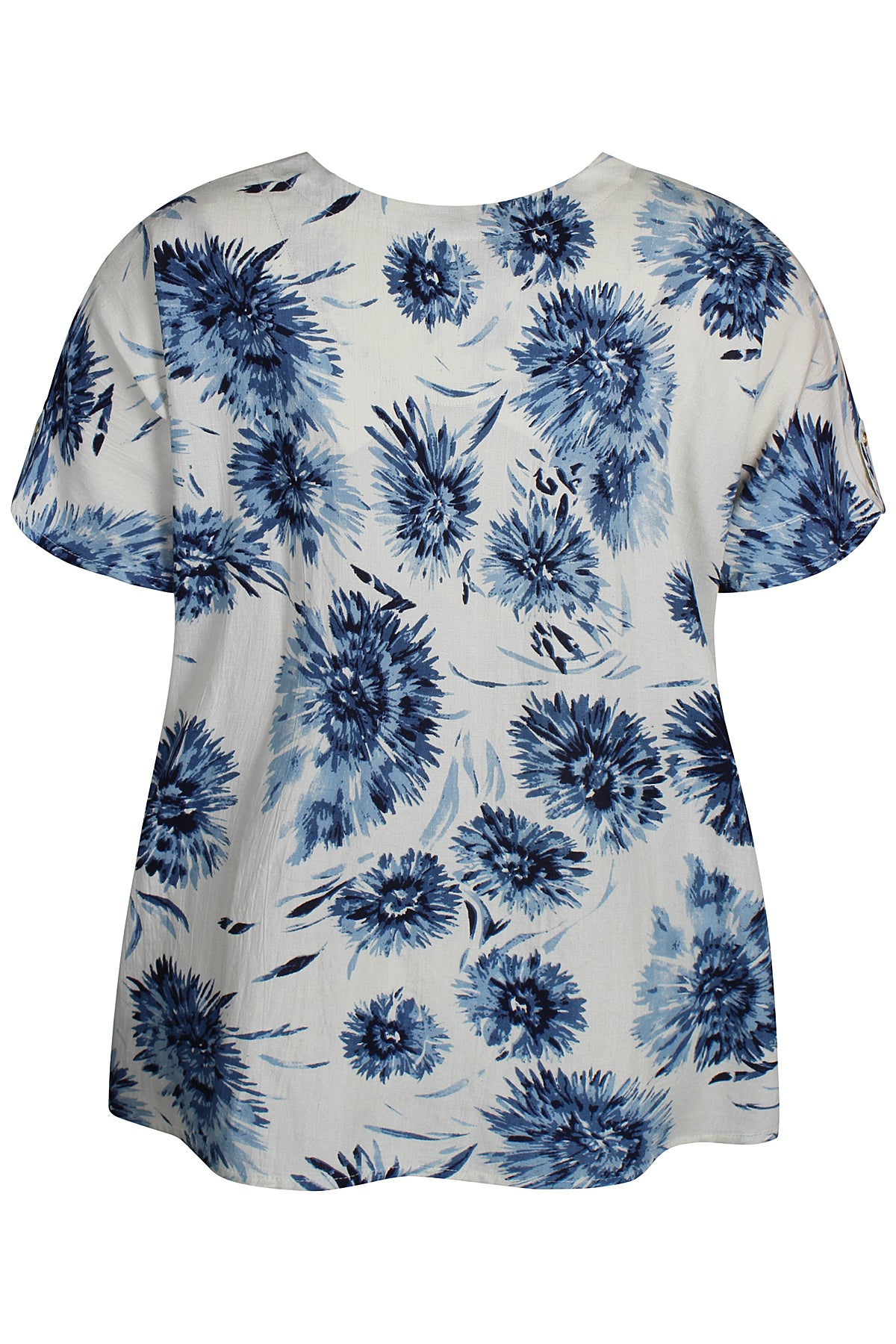Zhenzi -Frida 1308-Blouse S/S Navy