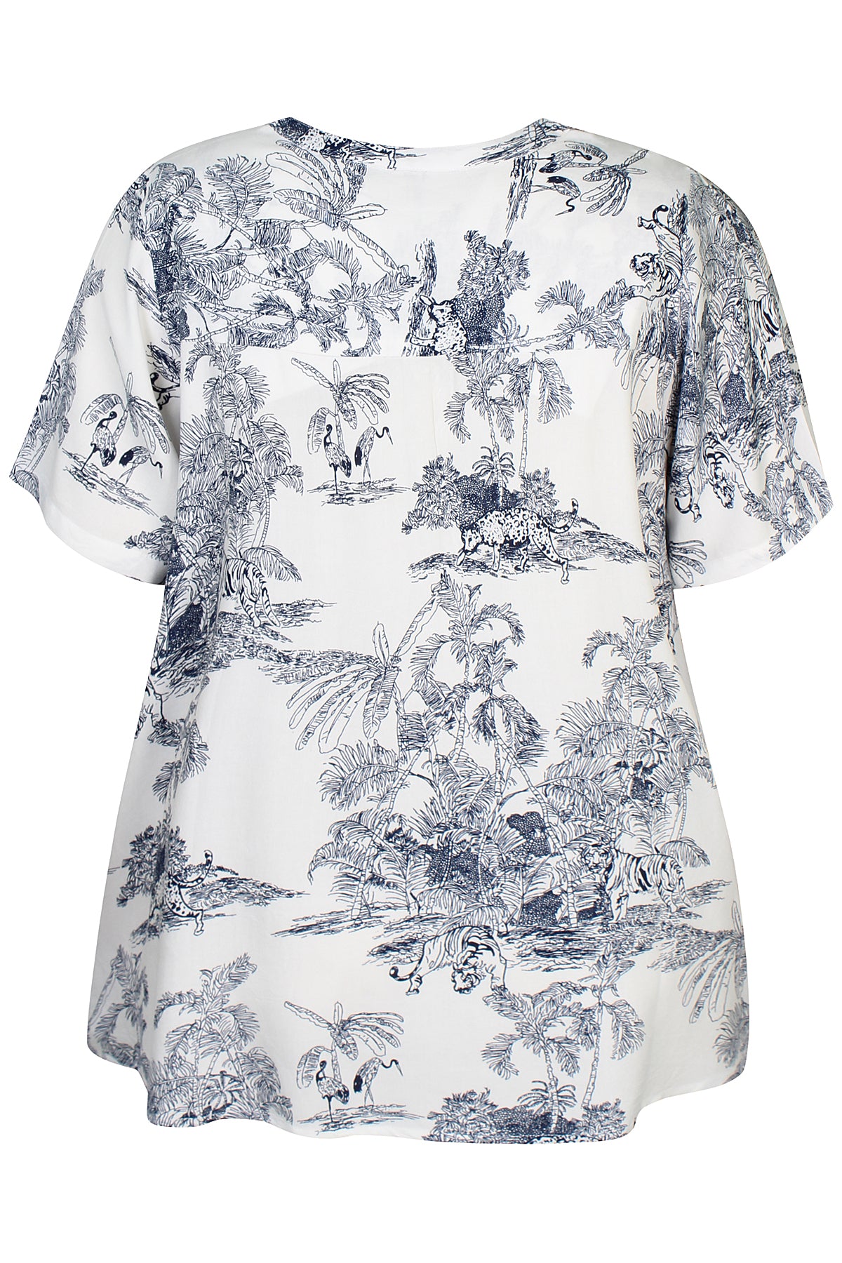 Zhenzi - Ivory 1369 - Blouse Navy