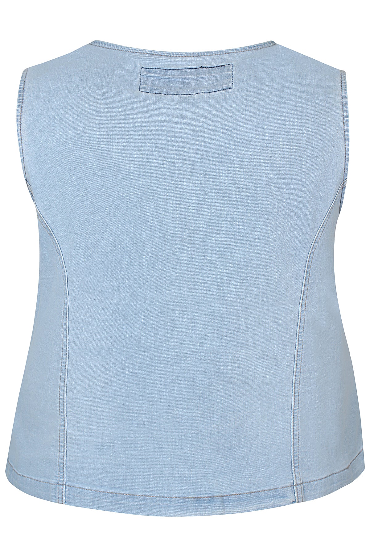 Zhenzi -Joana 1396-Waistcoat Angelite denim