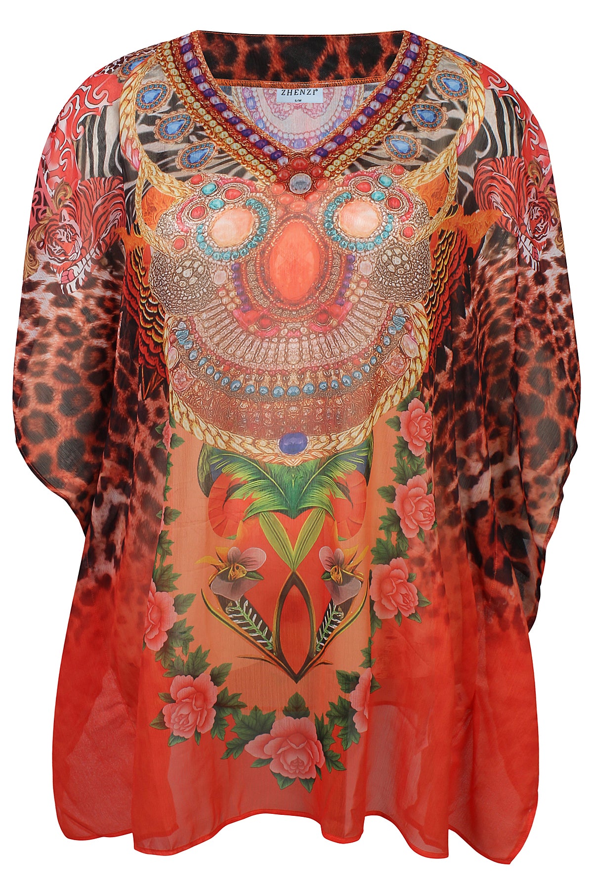 Zhenzi - Jodie 1405 - Tunic russet orange