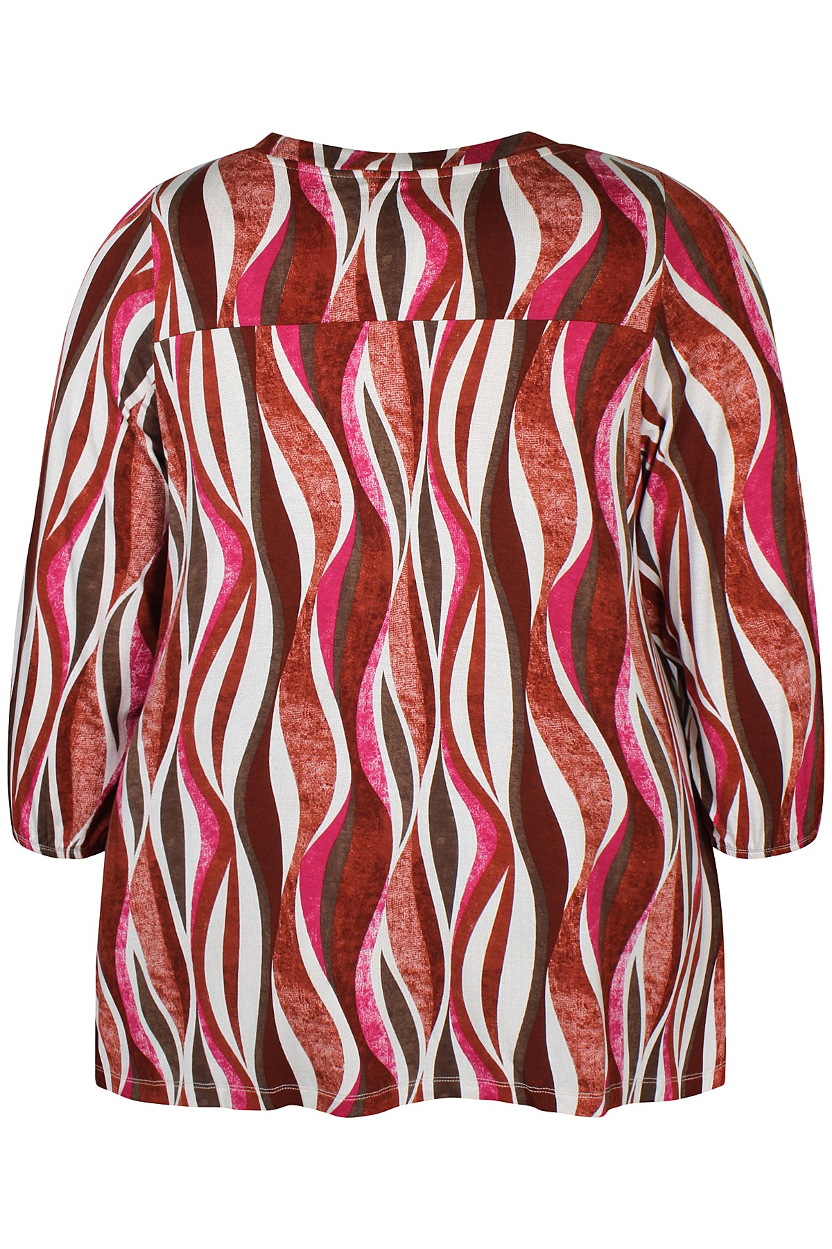 Zh-Sylva 1511-Blouse 3/4 Dark Maroon