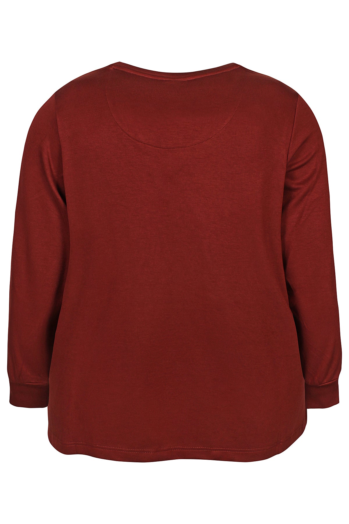 Zhenzi -Mya 1520-Pullover L/S Dark Maroon