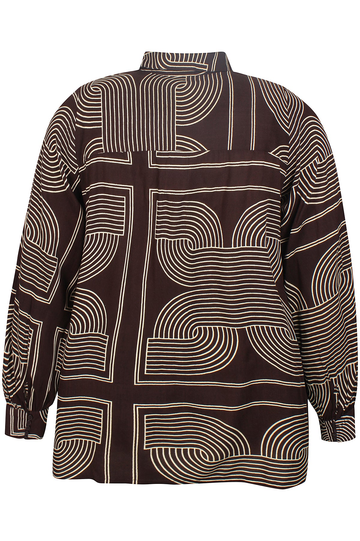 Zhenzi -Linda 1530-Shirt L/S Chokolade