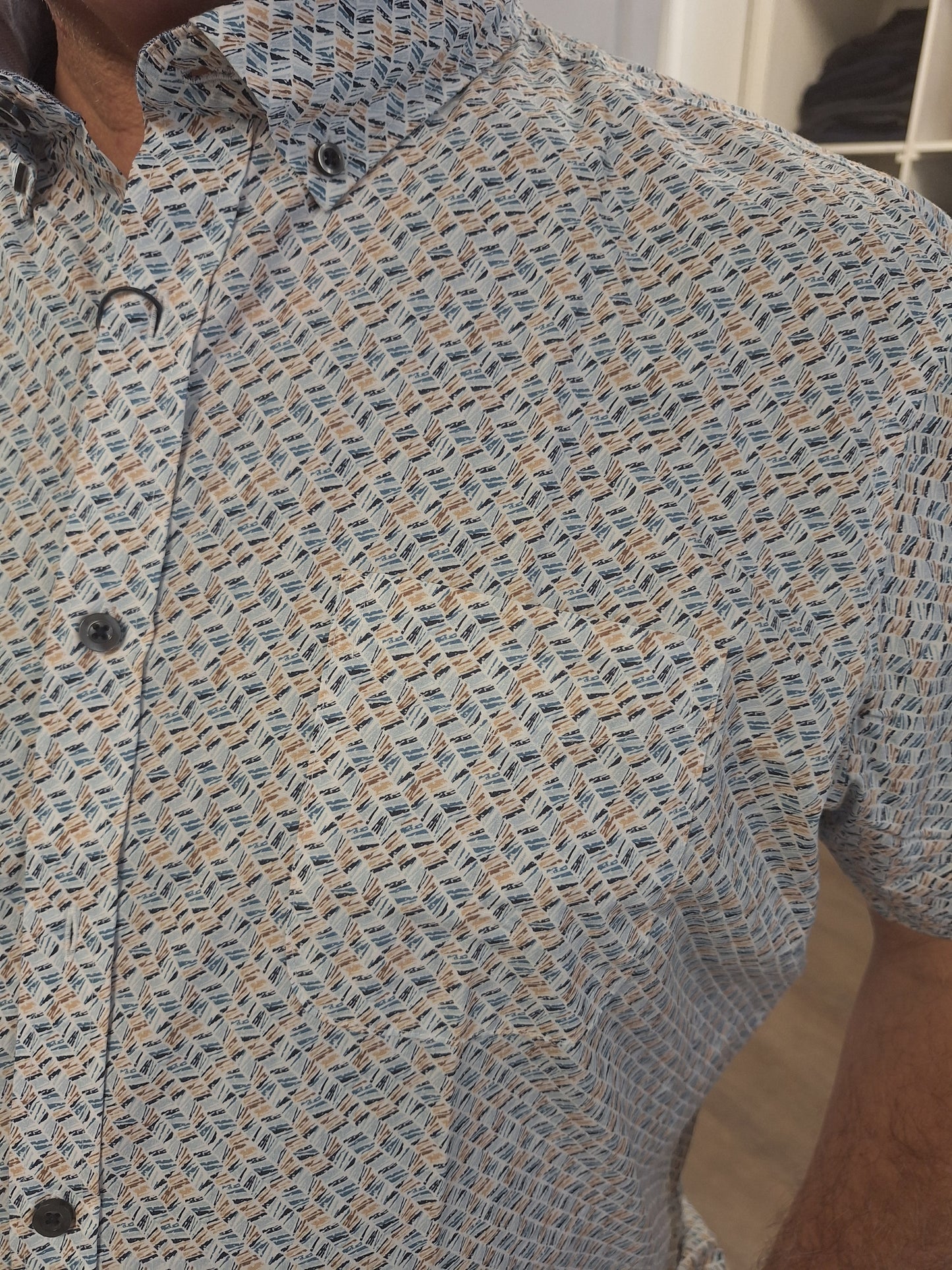 Boston Brothers overhemd Meerkleurig